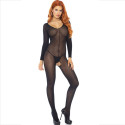 LEG AVENUE - BODYSTOCKING MANCHES LONGUES NOIR 1 