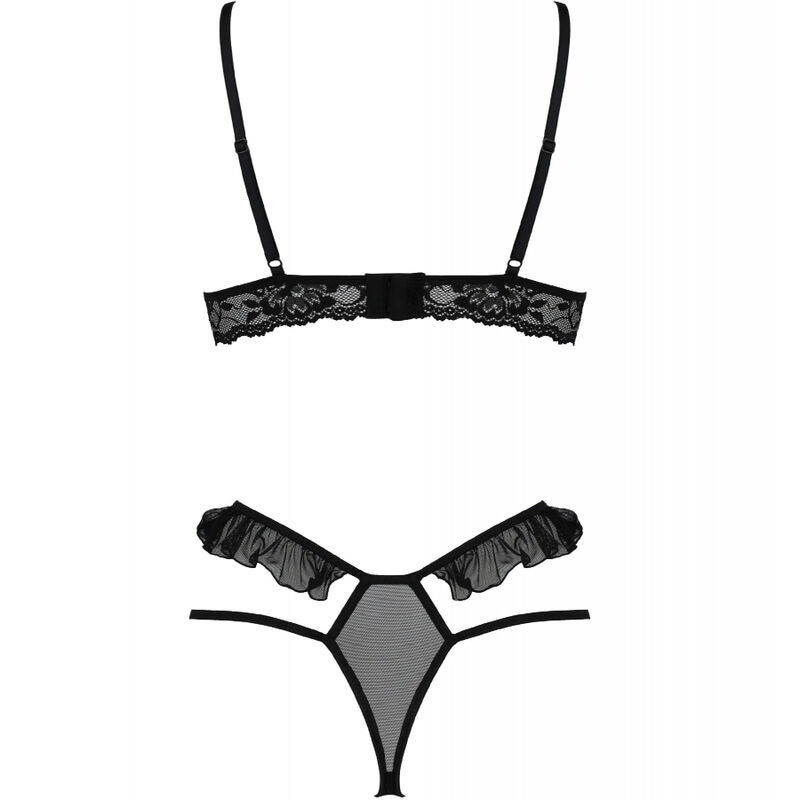 PASSION - SET DOLLY DUE PEZZI NERO S/M 3 