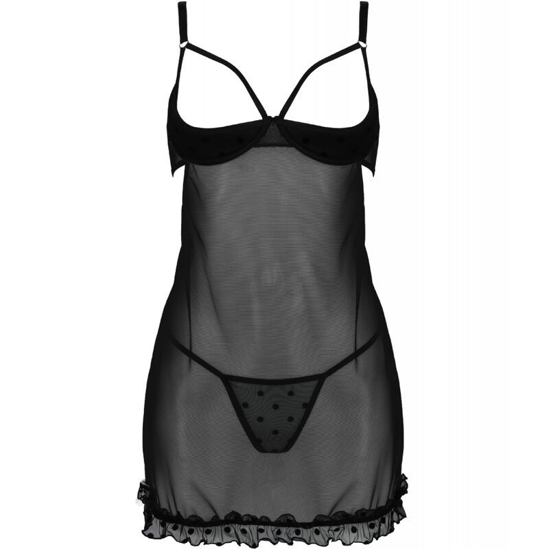 PASSION - MARINA CAMISON & THONG BLACK S/M 2 