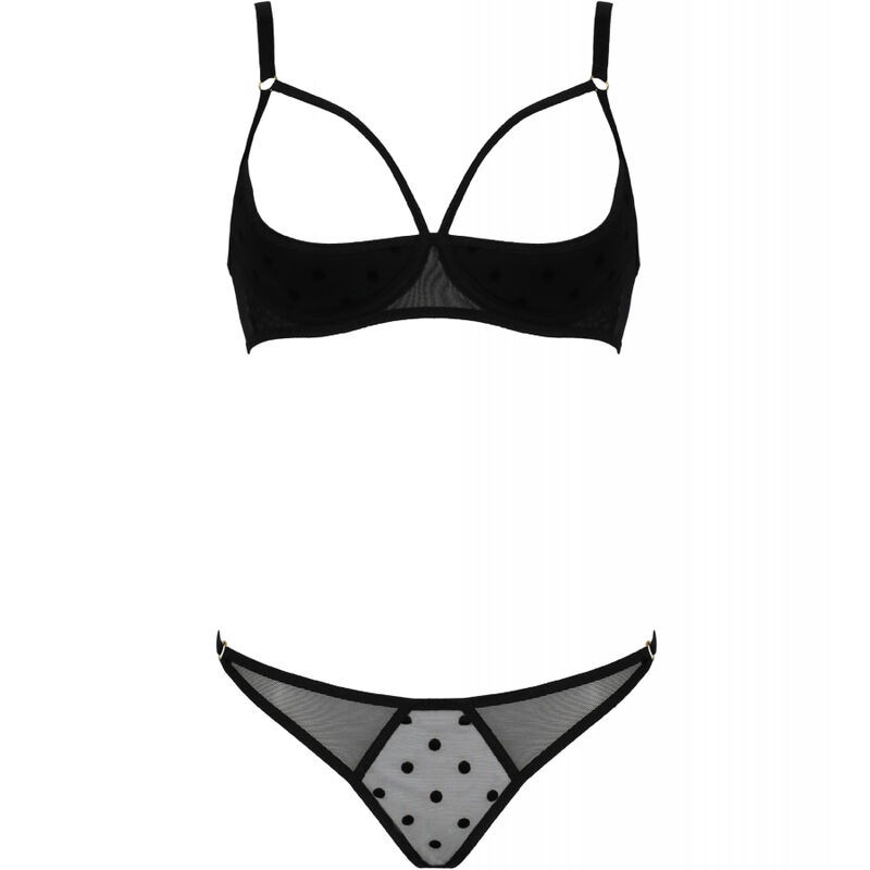 PASSION - MARINA SET DUE PEZZI NERO S/M 2 