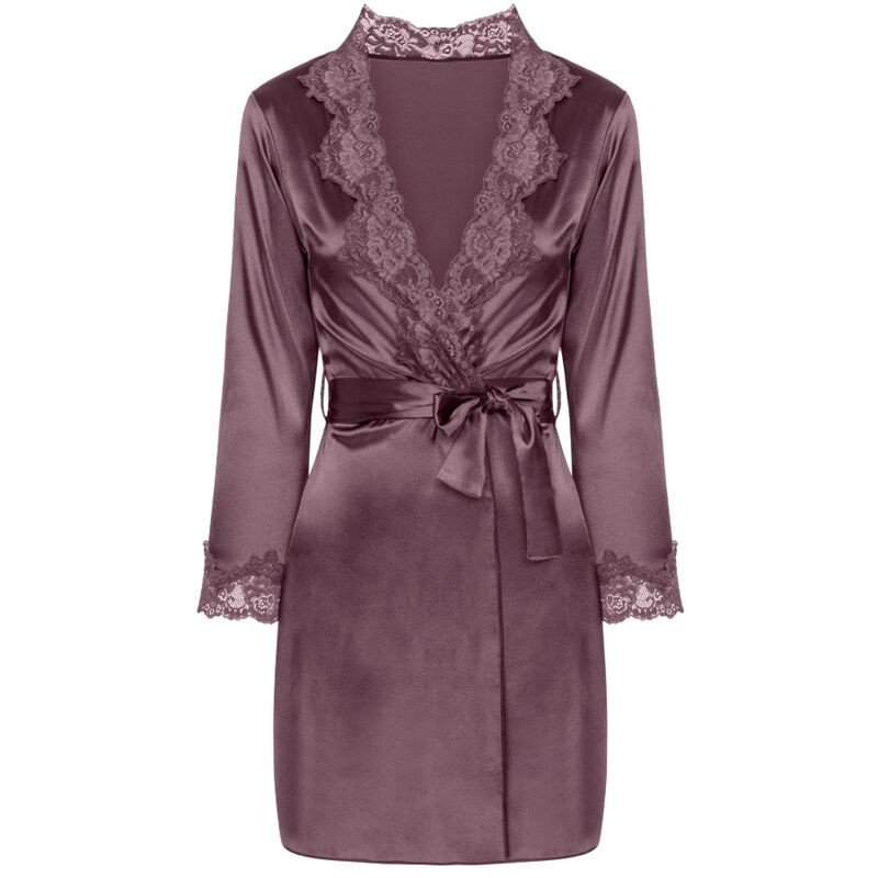 LIVCO CORSETTI FASHION - JACQUELINE LC 90249 DRESSING GOWN + SHIRT + PANTY VIOLET S/M 2 