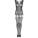 LIVCO CORSETTI FASHION - AMBROISE LC 17352 BODYSTOCKING CROTCHLESS NERO TAGLIA UNICA 4 