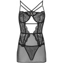 LIVCO CORSETTI FASHION - CHEMISE + CULOTTE BARIRIN LC 90633 NOIR 2 