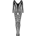 LIVCO CORSETTI FASHION - CORDILL LC 17358 BODYSTOCKING CROTCHLESS SCHWARZ EINE GRÖSSE 2 