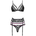 LIVCO CORSETTI FASHION - SNEHANA LC 90443 REGGISENO + REGGISENO + SLIP NERO 2 