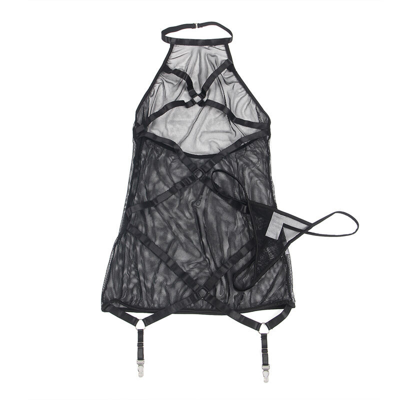 SUBLLIME - ROBE TRANSPARENTE COL DOS NOIR L/XL 3 