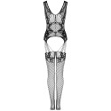 LIVCO CORSETTI FASHION - BODYSTOCKING JULOVE NOIR TAILLE UNIQUE 9 