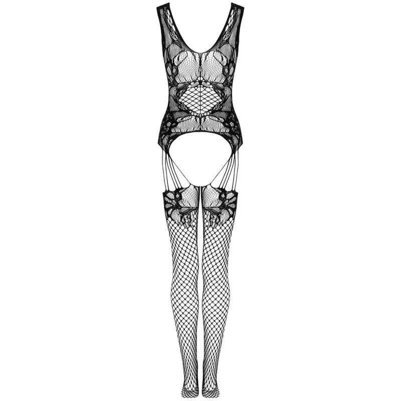 LIVCO CORSETTI FASHION - BODYSTOCKING JULOVE NOIR TAILLE UNIQUE 9 