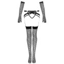 LIVCO CORSETTI FASHION - NEMALIA SET STRUMPFHALTER + STRÜMPFE + HANDSCHUHE SCHWARZ 3 