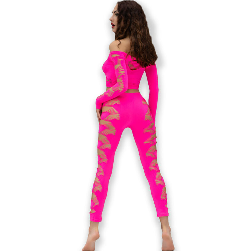 CHILIROSE - CR 4632 HAUT & PANTALON FUCHSIA S/L 1 