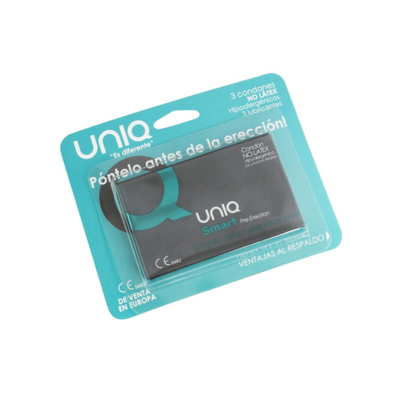 UNIQ - SMART LATEX FREE PRE-ERECTION CONDOMS 3 UNITS 1 