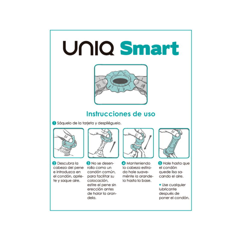 UNIQ - SMART LATEX FREE PRE-ERECTION CONDOMS 3 UNITS 2 