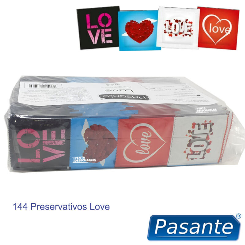 PASANTE - PRÉSERVATIFS LOVE BAG 144 UNITÉS 2 