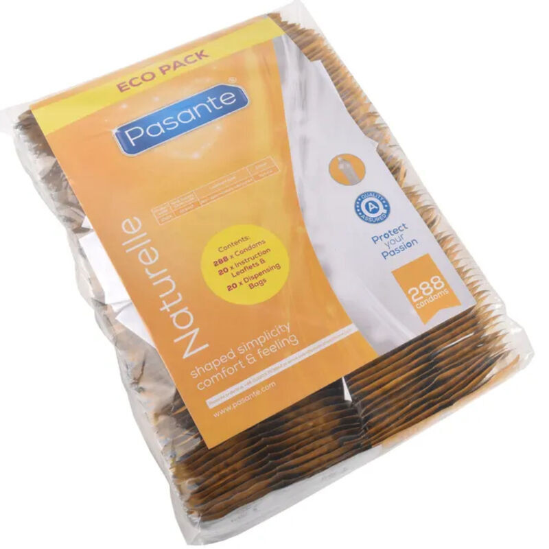 PASANTE - KONDOME ECO PACK NATURELLE BEUTEL 288 EINHEITEN 2 