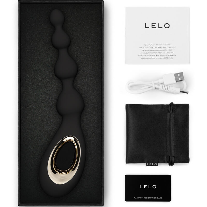 LELO - SORAYA BEADS SCHWARZES ANALMASSAGER 1 