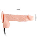 DANCE - REALISTISCHER AUFBLASBARER DILDO MIT SAUGNÄPFEN 15 CM 2 