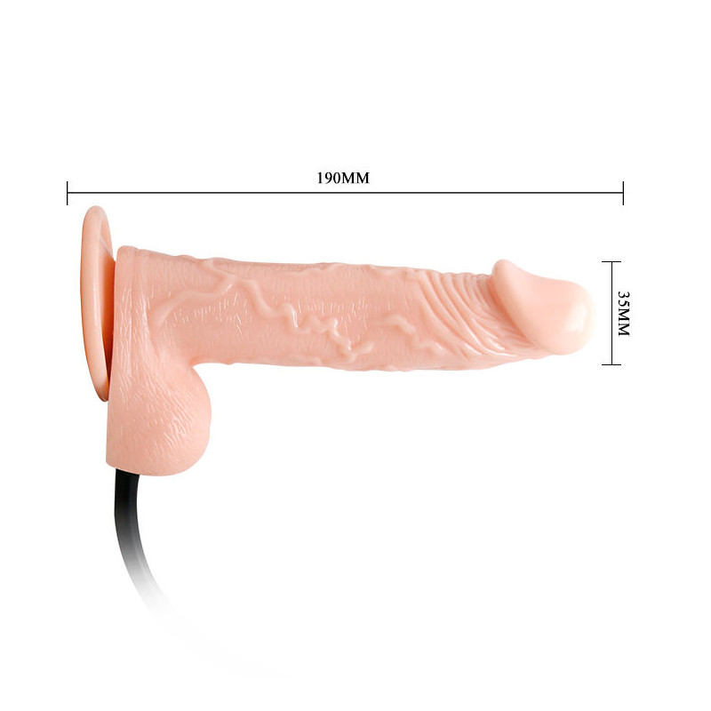 BAILE - REALISTIC VIBRATING AND INFLATABLE DILDO 3 