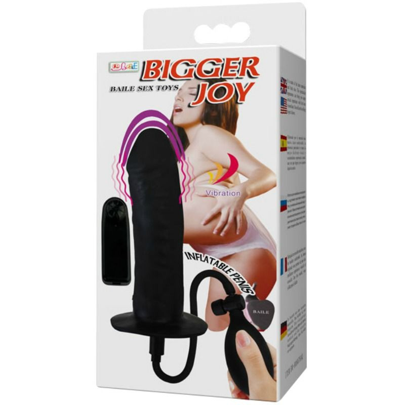 BAILE - PENE GONFIABILE BIGGER JOY CON VIBRAZIONE 16 CM 7 