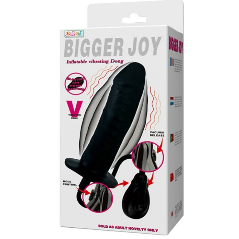 BAILE - BIGGER JOY AUFBLASBARER DILDO MIT VIBRATION 16 CM 3 