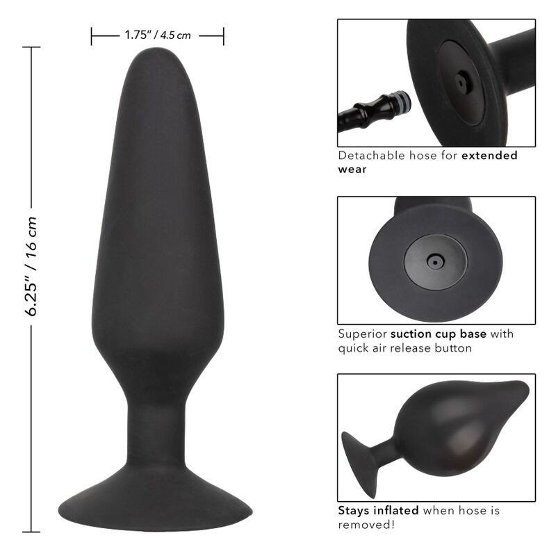 CALEXOTICS - TAPPO GONFIABILE IN SILICONE XL 6 