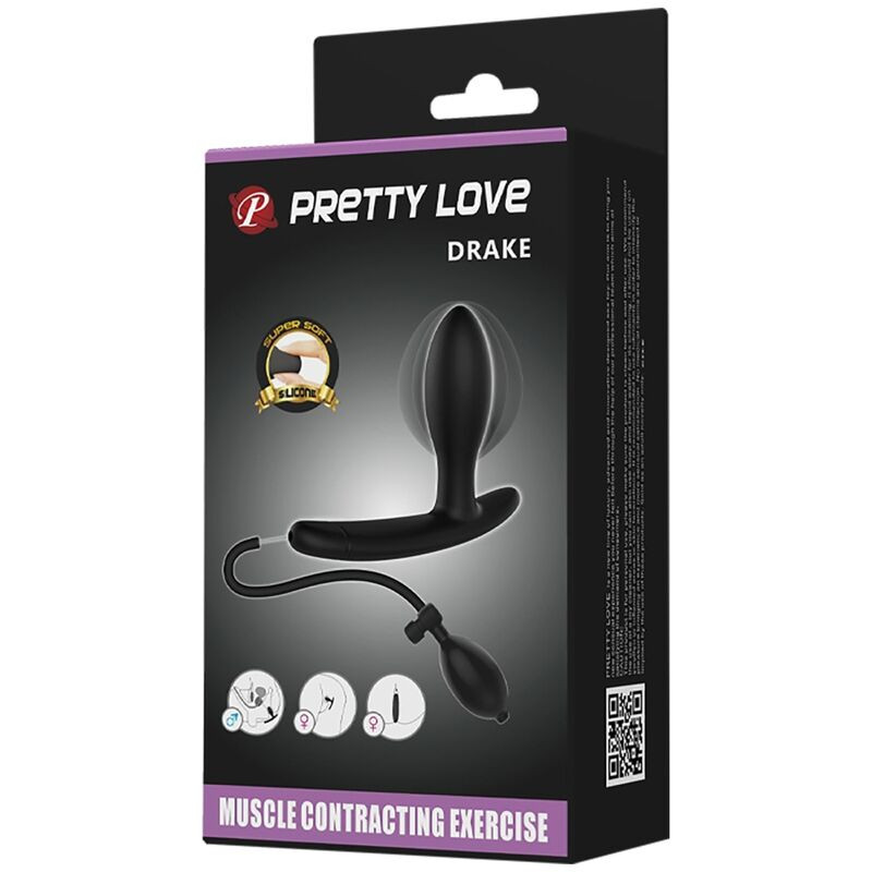 PRETTY LOVE - PLUG ANAL GONFLABLE DRAKE 3 