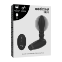 ADDICTED TOYS - INFLATABLE REMOTE CONTROL PLUG - 10 MODES OF VIBRATION 5 