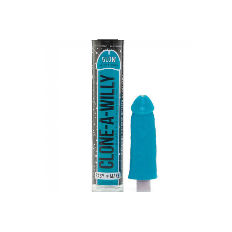 CLONE A WILLY - LUMINESCENT BLUE PENIS CLONER WITH VIBRATOR 2 