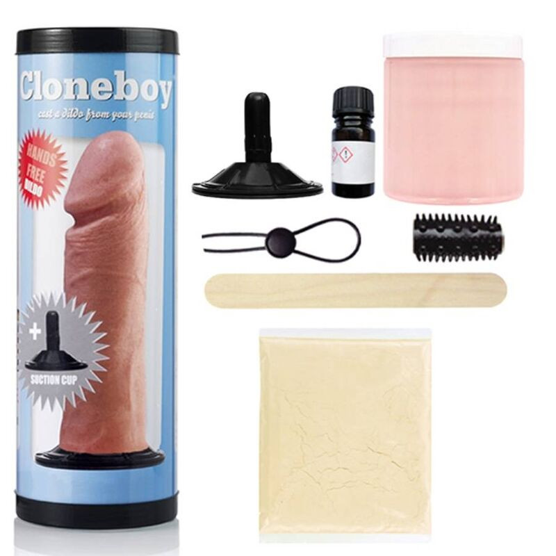 CLONEBOY - DILDO & SUCTION CAP PINK 1 