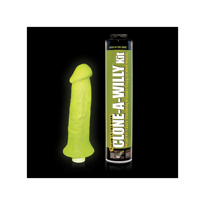 CLONE A WILLY - LUMINESCENT GREEN PENIS CLONER WITH VIBRATOR 3 