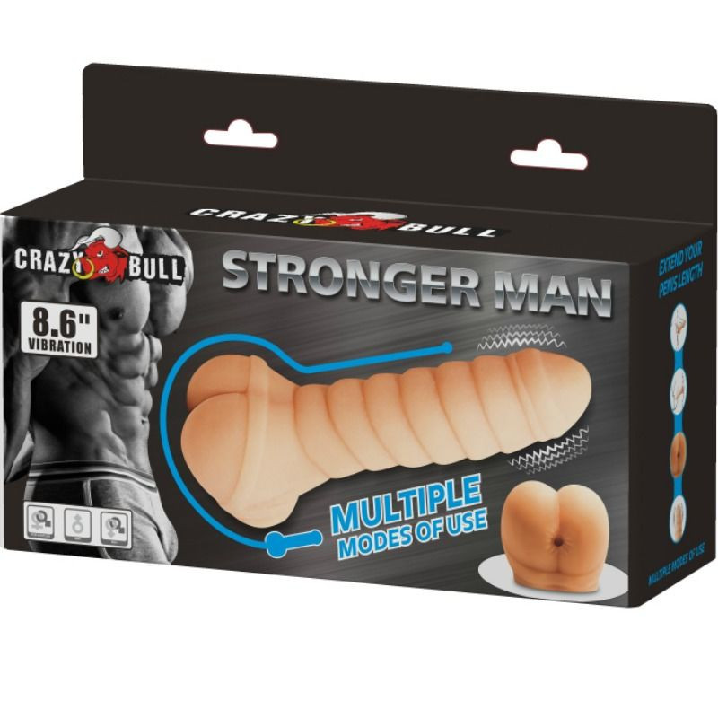 CRAZY BULL - MULTIFUNCTIONAL PENIS 21.8 CM 4 