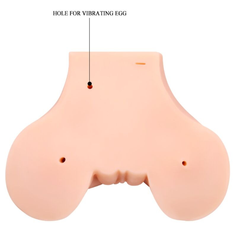 CRAZY BULL - VAGINA E ANO CON RETE REALISTICA CON VIBRAZIONE 6 