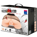 CRAZY BULL - VAGINA E ANO CON RETE REALISTICA CON VIBRAZIONE 10 