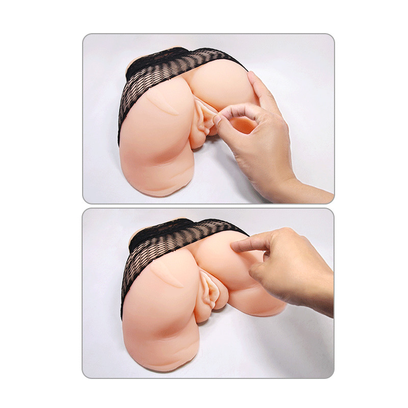 CRAZY BULL - VAGINA AND ANUS WITH REALISTIC MESH WITH VIBRATION 12 