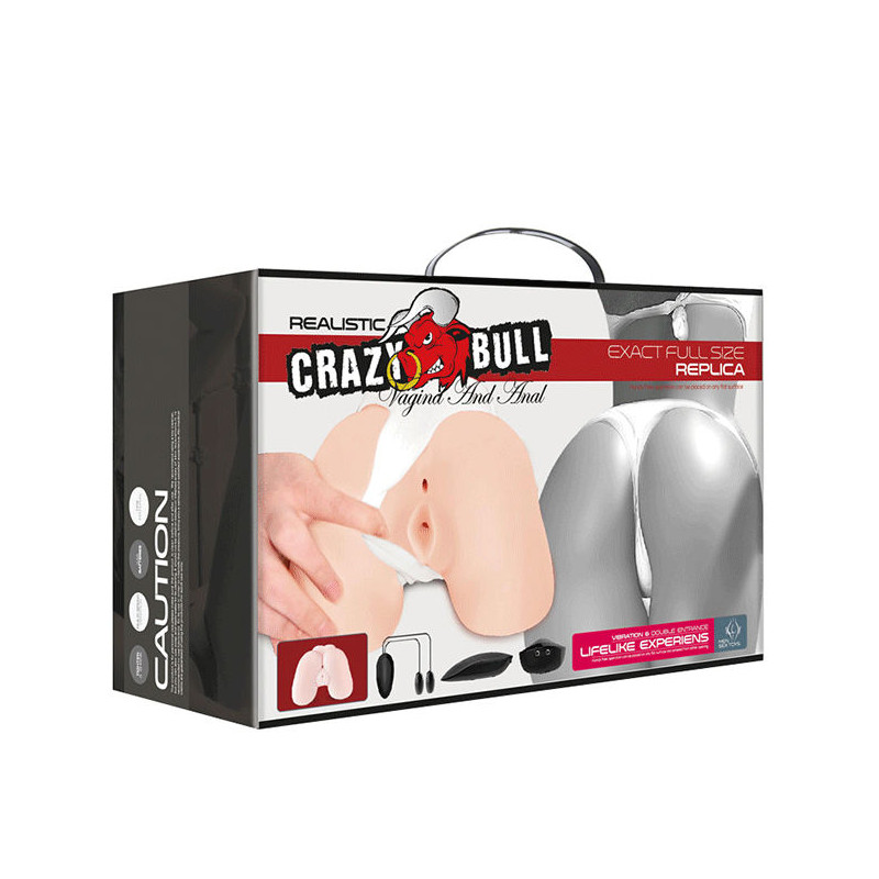 CRAZY BULL - VAGINA E ANO REALISTICI CON VIBRAZIONE POSIZIONE 5 7 