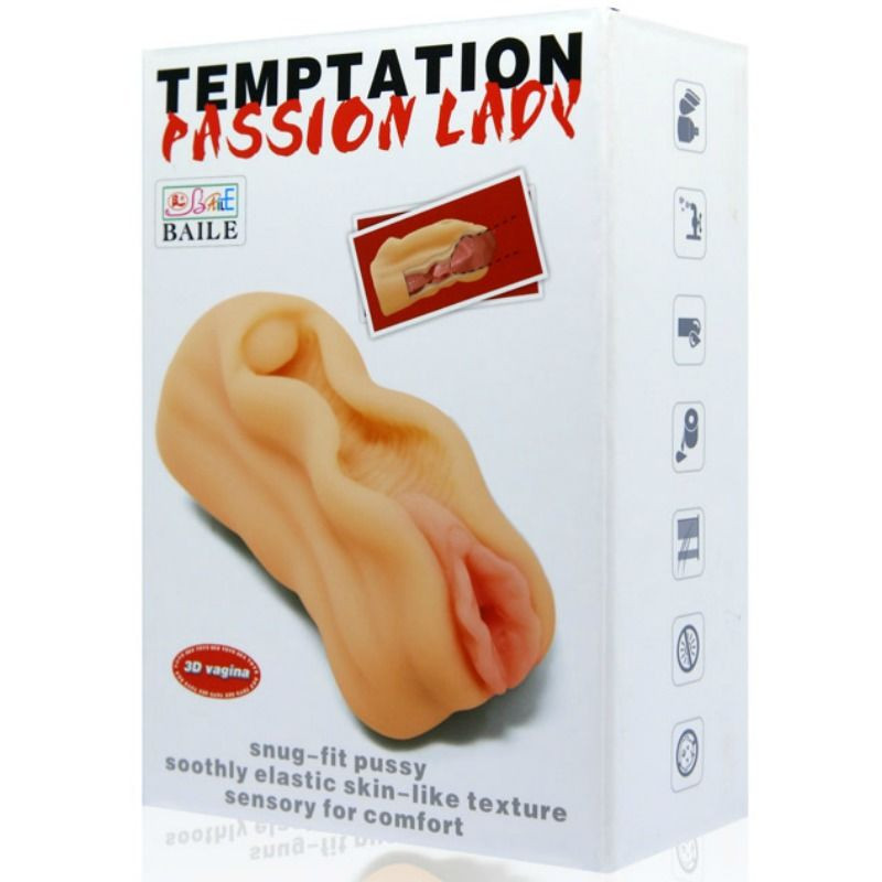 BAILE - MINI MALE MASTURBATOR VAGINA LIPS DESIGN 4 