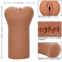 CALEXOTICS - BOUNDLESS VULVA STROKER PELLE CARAMELLO 6 