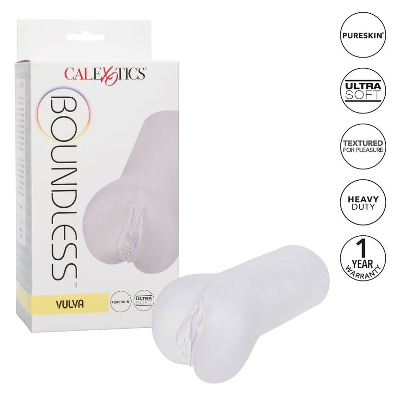 CALEXOTICS - BOUNDLESS VULVA STROKER TRASPARENTE 2 