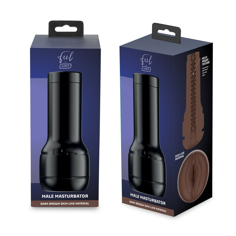 KIIROO - FEEL STROKER MASTURBATOR STIMULATOR - DARK BROWN 5 