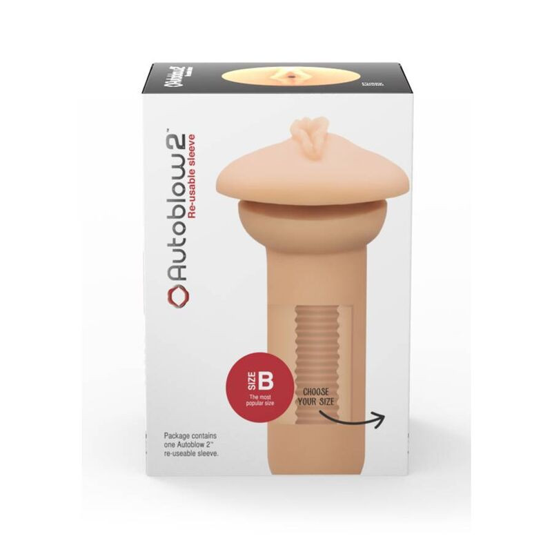 AUTOBLOW - 2+ VAGINA SLEEVE SIZE B 2 