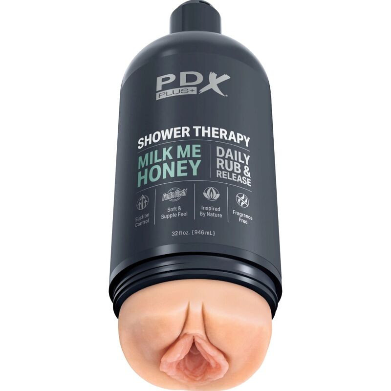 PDX PLUS - MASTURBATORE STROKER DESIGN DISCRETO DEL FLACONE DI SHAMPOO MILK ME HONEY 1 