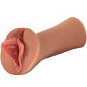 FETISH FANTASY EXTREME - LUSCIOUS LIPS STROKER SILICONE CARAMEL 1 