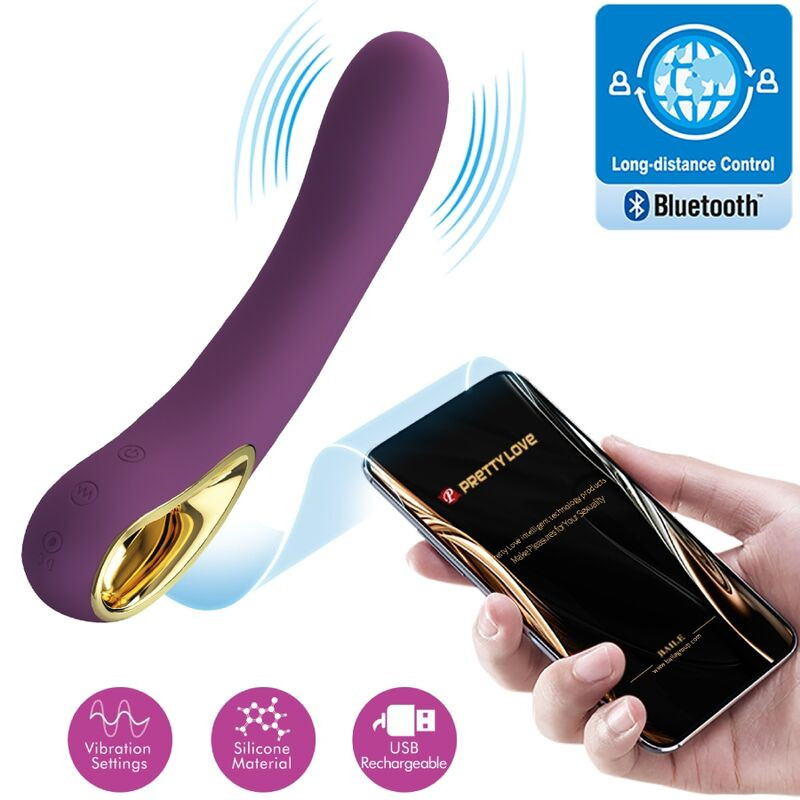 PRETTY LOVE - ETHAN WIEDERAUFLADBARER VIBRATOR LILA 5 