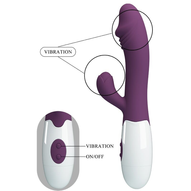 PRETTY LOVE - SNAPPY G-SPOT VIBRATOR PURPLE 8 