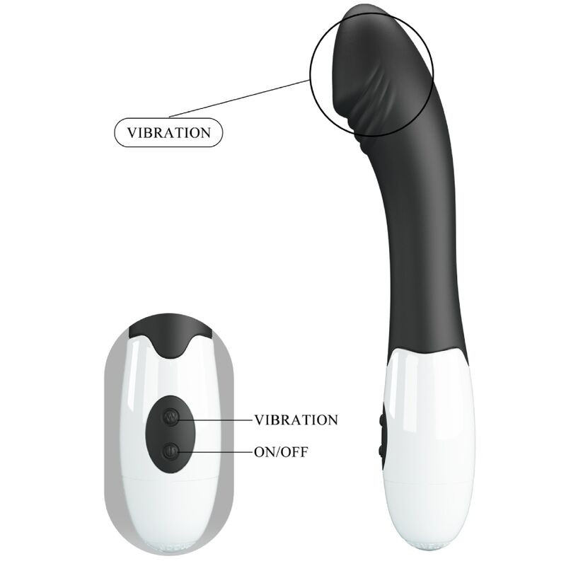 PRETTY LOVE - ELEMENTAL G-SPOT VIBRATOR 30 MODI SCHWARZ 7 