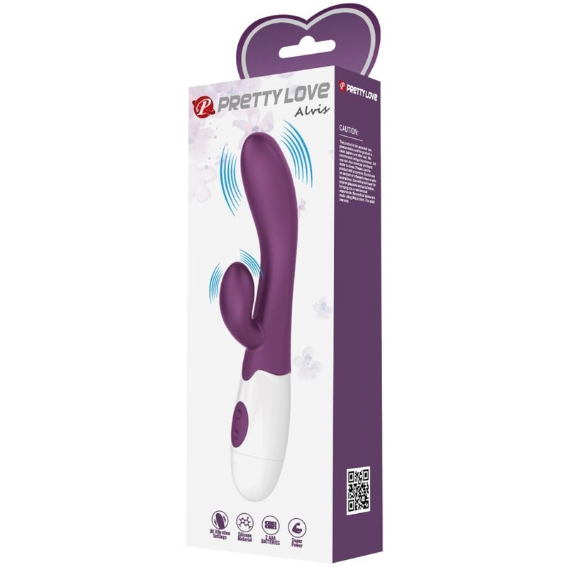 PRETTY LOVE - ALVIS RABBIT VIBRATOR & PURPLE G-SPOT 9 