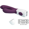 PRETTY LOVE - ANDRE VIBRATEUR RABBIT & STIMULATEUR DE POINT G VIOLET 8 