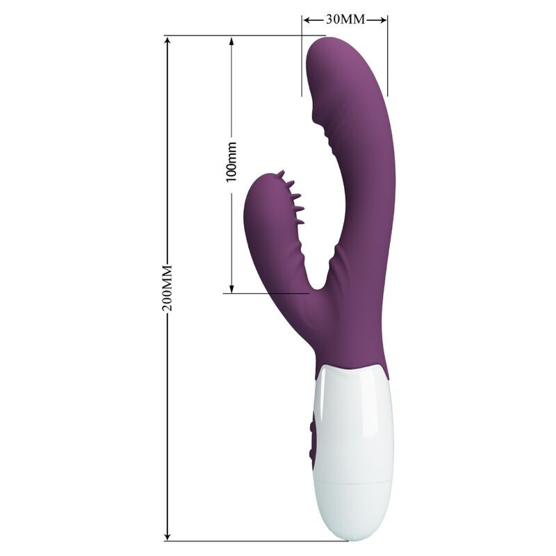 PRETTY LOVE - BUTTERFLY KISS VIBRATEUR RABBIT ET STIMULATEUR DE POINT G VIOLET 6 