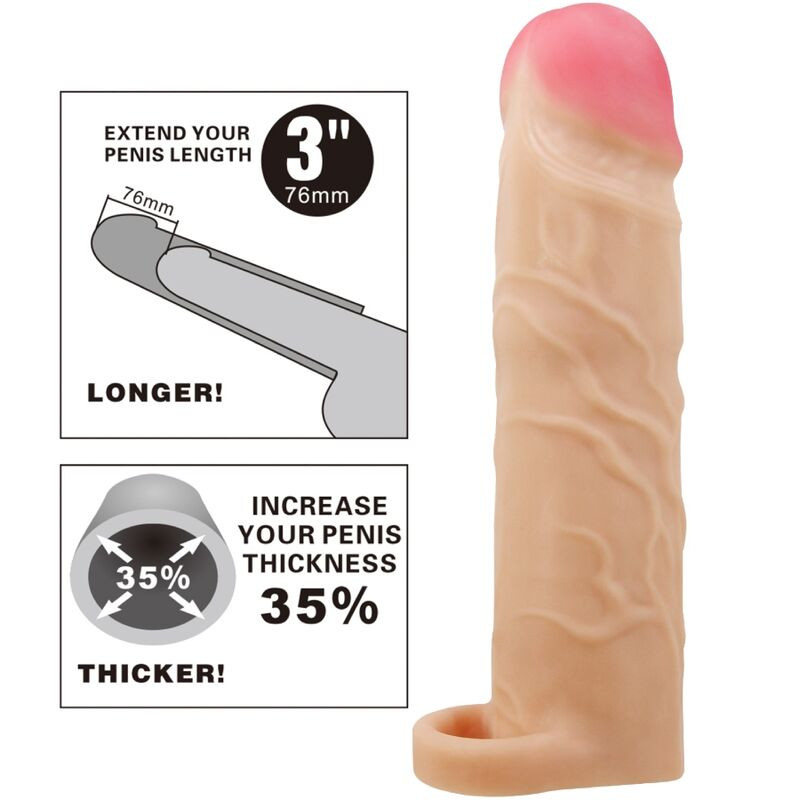 PRETTY LOVE - GERD PENIS EXTENDER COVER FLESH 4 