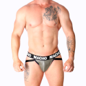 MACHO - MX27GR JOCK LEDER GRAU BEIGE L 2 