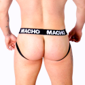 MACHO - MX27GR JOCK LEDER GRAU BEIGE L 6 